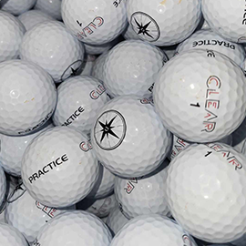 Bulk Clear Practice Range Balls