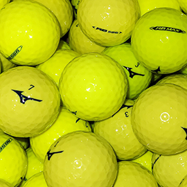 Mizuno Yellow Mix Used Golf Balls - Halfpricegolfballs.com