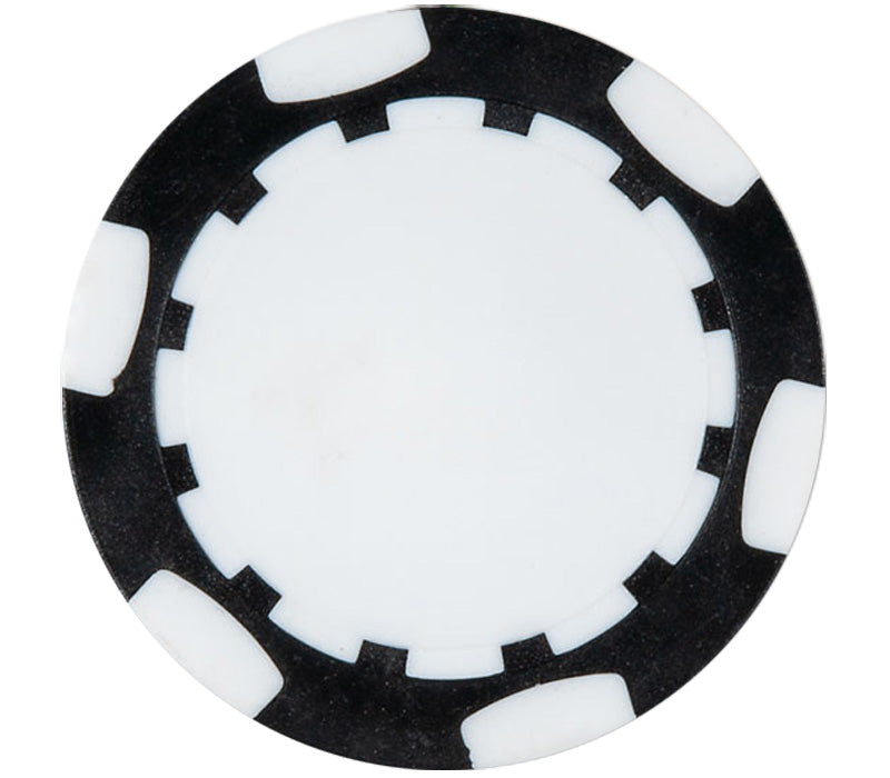 Custom Poker Chips - Black Used Golf Balls - Halfpricegolfballs.com